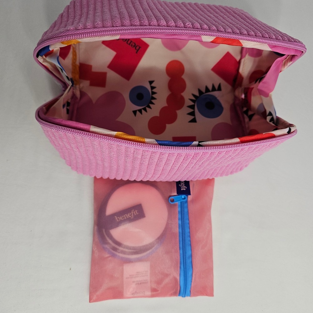 Benefit (reusable) Makeup Pads 70% Bamboo & Bag Storage Bundle